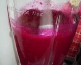 Foto langkah ke 1 dari resep Pudding Buah Naga Lapis Susu.