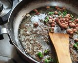 A picture of step 4 of Bhagar upma for fasting.