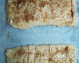 Foto del paso 4 de la receta: Trenza de bacon, york, queso, bechamel y azúcar moreno