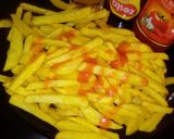 A picture of step 6 of Turmeric fries🍟.