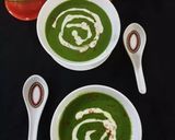 A picture of step 4 of Spinach Soup.