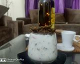 A picture of step 8 of Bharwa Masala Bhindi with Vegetable Raita - Dalgona Style.