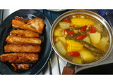 Sayur Asem + Ikan Asin Sederhana Dan Enak