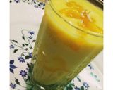 A picture of step 4 of Mango shake.