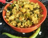 A picture of step 6 of Vegetable Oats Upma.