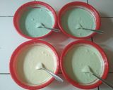 Foto langkah ke 10 dari resep Cake Kukus Ombre.