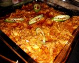 A picture of step 5 of Chicken handi.
