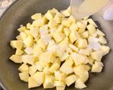 Foto del paso 2 de la receta: “Pudín con manzana y coco” (“Pudding with apple and coconut”)