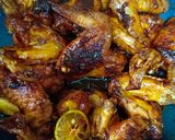 A picture of step 3 of Lemon chicken wings.