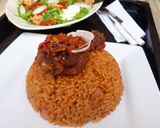 A picture of step 6 of Nigerian Party Jollof Rice.