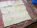 Rollo de carne relleno con jamón queso y espinaca