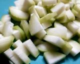 Hình bước làm 1 của món Canh bí đao nấu thịt băm