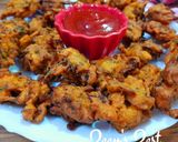 A picture of step 3 of Red Cabbage Fritters.