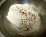 A picture of step 1 of Instant rice poori recipe with rice flour.