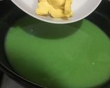 Foto langkah ke 3 dari resep Green Egg fluor Pudding (Pudding Terigu).