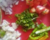A picture of step 1 of Panch dal khichdi.