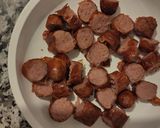 A picture of step 4 of Spaghetti & Sausage.