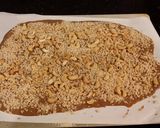 A picture of step 6 of Cashew Toffee Milk Chocolate Bark.