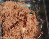 A picture of step 4 of Kunafa Arabic sweet.
