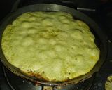 A picture of step 2 of Green moong dal cheela.