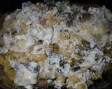 Foto del paso 6 de la receta: Fideos con repollitos de Bruselas y quesos