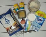 Foto langkah ke 1 dari resep Simple Martabak Manis Pandan Teflon.