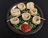A picture of step 9 of Veg Momos.