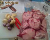 Foto langkah ke 1 dari resep Kaki Babi Masak Kecap (Cukiok).