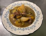 A picture of step 17 of Country Soup with Leeks, Carrots, Potatoes, and Bacon.