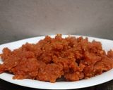 A picture of step 3 of Gajar ka halwa in mixer jar.