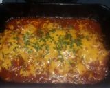 A picture of step 4 of Crockpot Salsa Chicken.