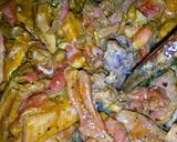 A picture of step 1 of Shawarma.