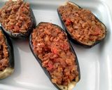 Foto del paso 7 de la receta: Berenjenas rellenas con soja texturizada {receta vegana}