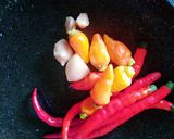 Foto langkah ke 2 dari resep Sambel kencur tempe tahu terong.