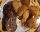Foto del paso 5 de la receta: Colita de Cuadril al Horno con Papas al Vino