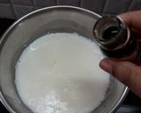 A picture of step 4 of Mango agar agar pudding.