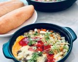 Hình bước làm 4 của món Bò né phô mai😋
