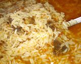 A picture of step 5 of Jollof rice.