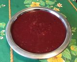 Une image de l'étape 8 de Compote de pommes aux deux prunes et mûres.