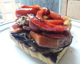 Foto del paso 10 de la receta: Sándwich🥪 de vegetales🍆🎃🌶🌰asados!!!