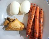 Foto langkah ke 1 dari resep Risol Mayo Pedas Manis Isi Ayam, Sosis, dan Telur. Yummiee 🥚🍗.
