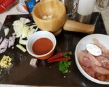 A picture of step 1 of My Chilli & Garlic Chicken. 💖.