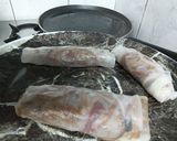 A picture of step 14 of Spicy Udon Noodles Spring Rolls (with Rice Paper).