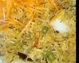 A picture of step 5 of Green Pea rice.
