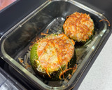 Foto del paso 5 de la receta: Calabacines luna rellenos de boloñesa casera y gratinados