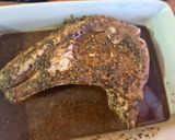 A picture of step 2 of Tomahawk steak.