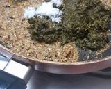A picture of step 4 of Gongura pickle.