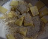 Gyömbéres-Narancsos Fehér csokitorta fekete szezámmal recept fázis 4 fotója