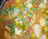 A picture of step 4 of Aloo - matar subji | potato - green peas vegetable.
