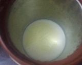 A picture of step 1 of Haldi milk shake.